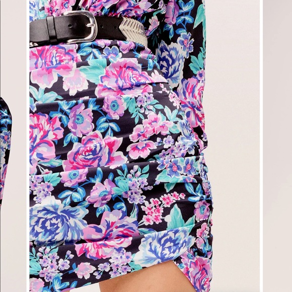 NWT FOR LOVE & LEMONS BRANDY MINI DRESS - AZALEA size small, revolve - Picture 6 of 16